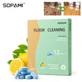 SOPAMI multi effect floor cleaning tablets 12 Counts Lemon Scent