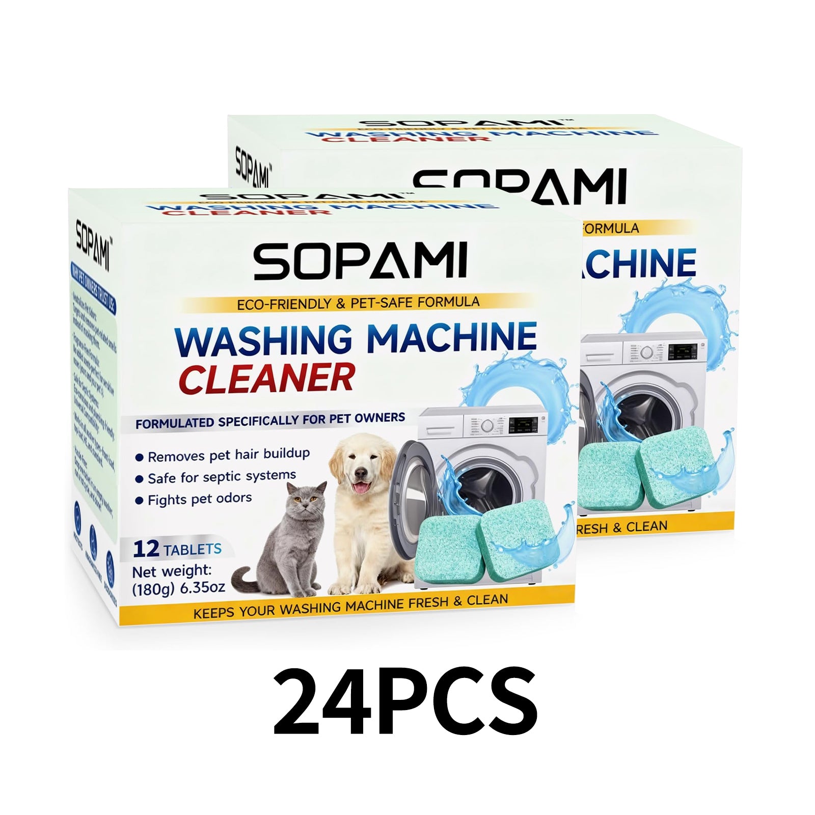 Washing Machine Cleaner Tablets – 12 Pack