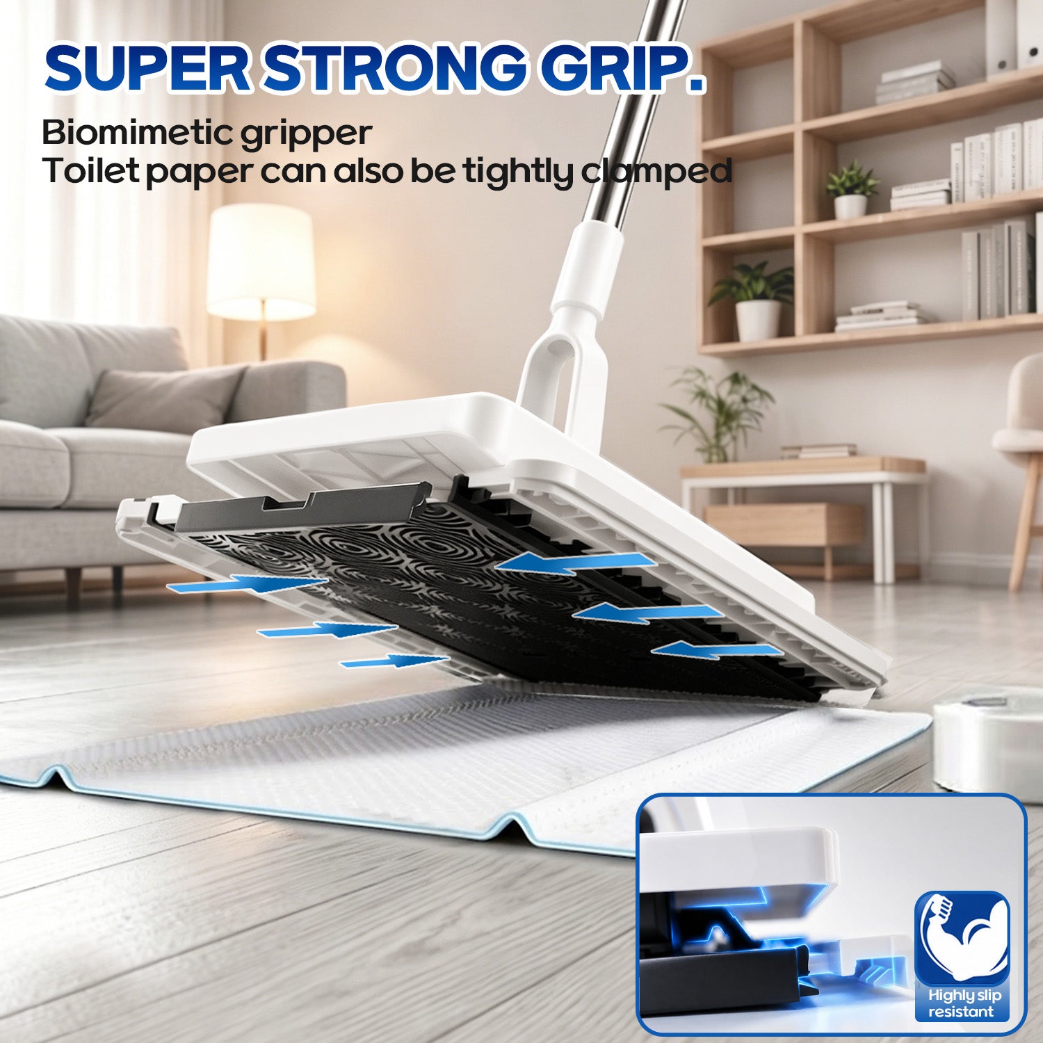 Retractable Mini Clamp Mop for Tight Spaces