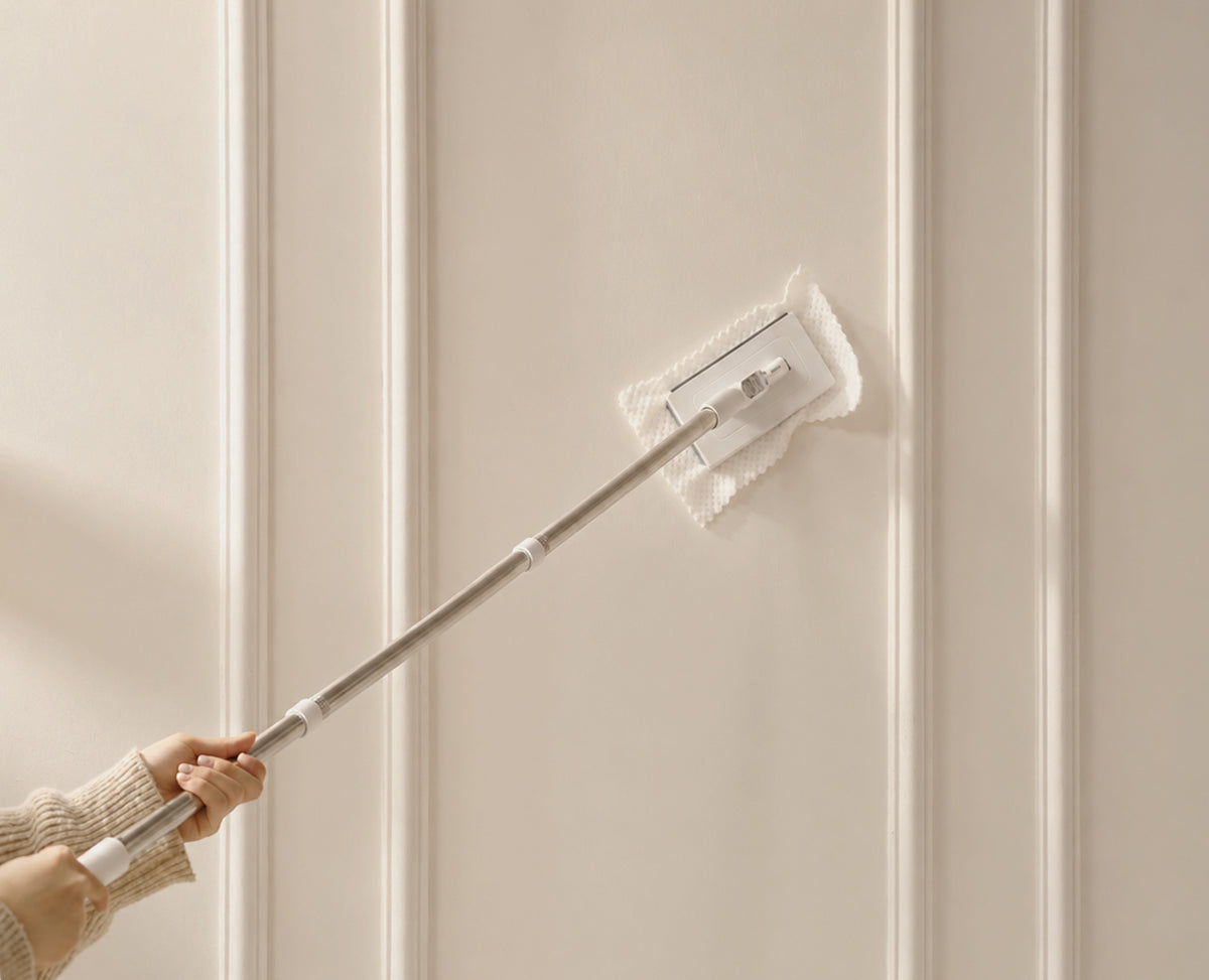 SOPAMI Retractable Flat Clamp Mop Multi-Packs — 2, 3 or 4 Mops