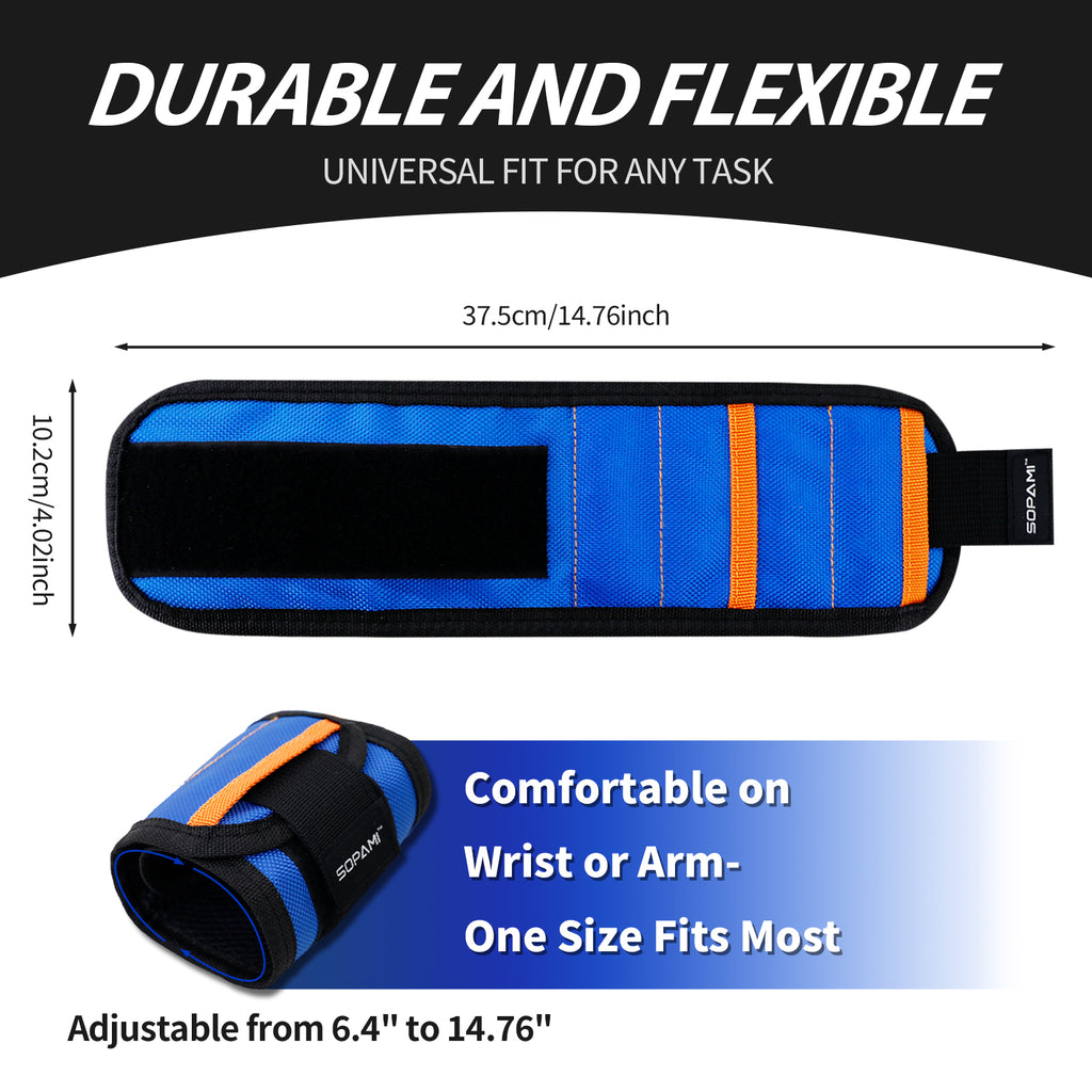 Magnetic Tool Wristband with 12 Magnets