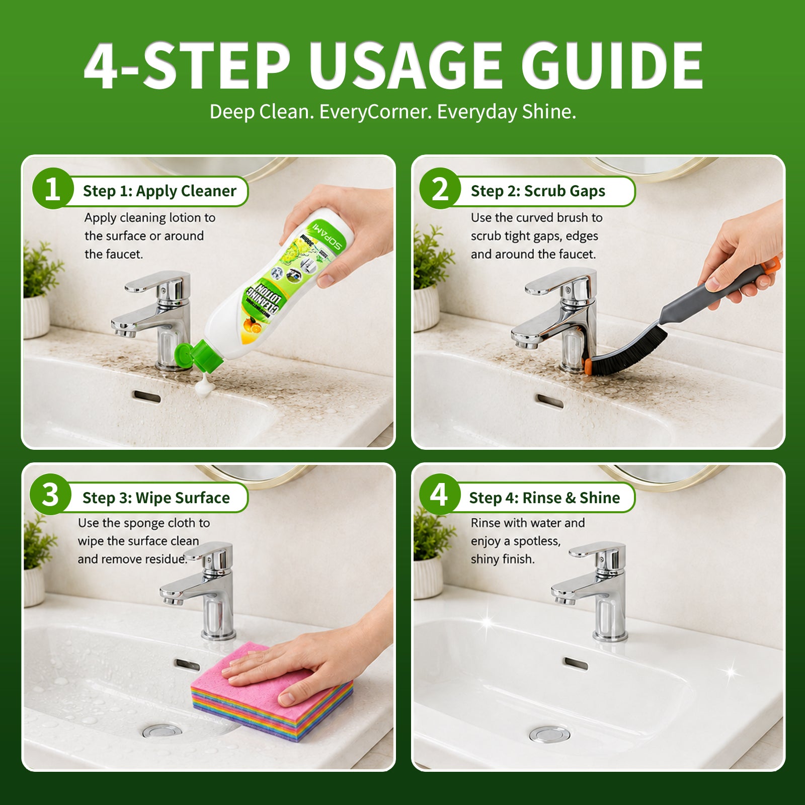 300ml All-Purpose Cleaning Lotion Kit
