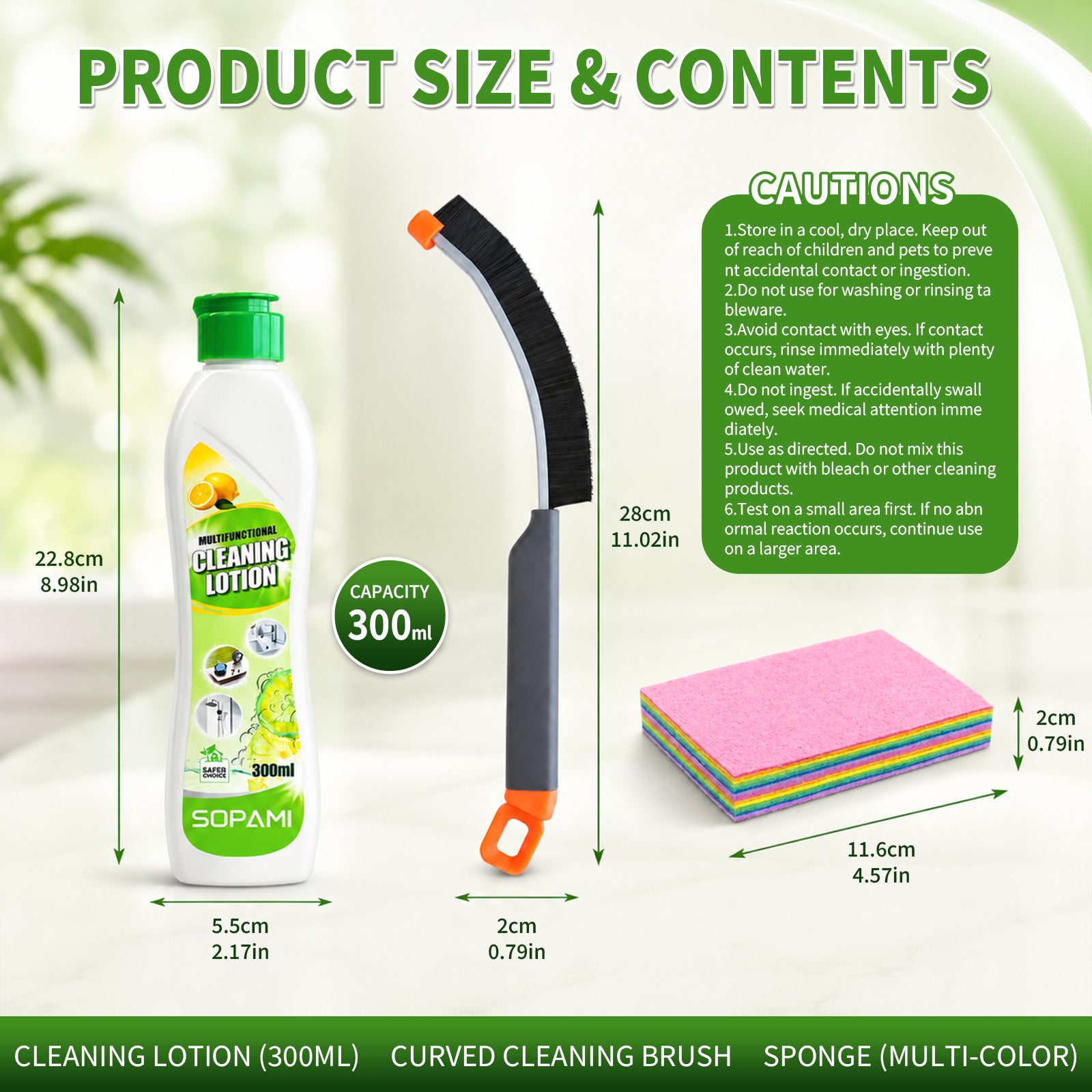 300ml All-Purpose Cleaning Lotion Kit