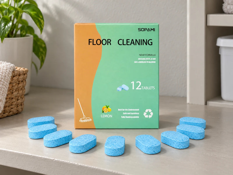 Multi-Surface Floor Cleaning Tablets — contextual illustration