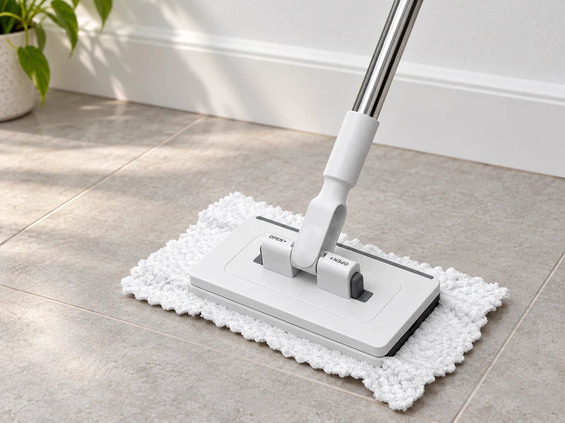 Retractable Mini Clamp Mop for Tight Spaces — contextual illustration